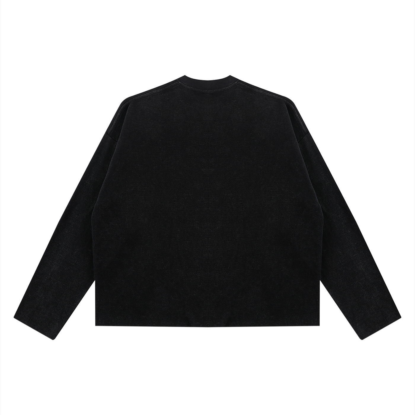 Vintage Boxy  Waffle Raw Edge