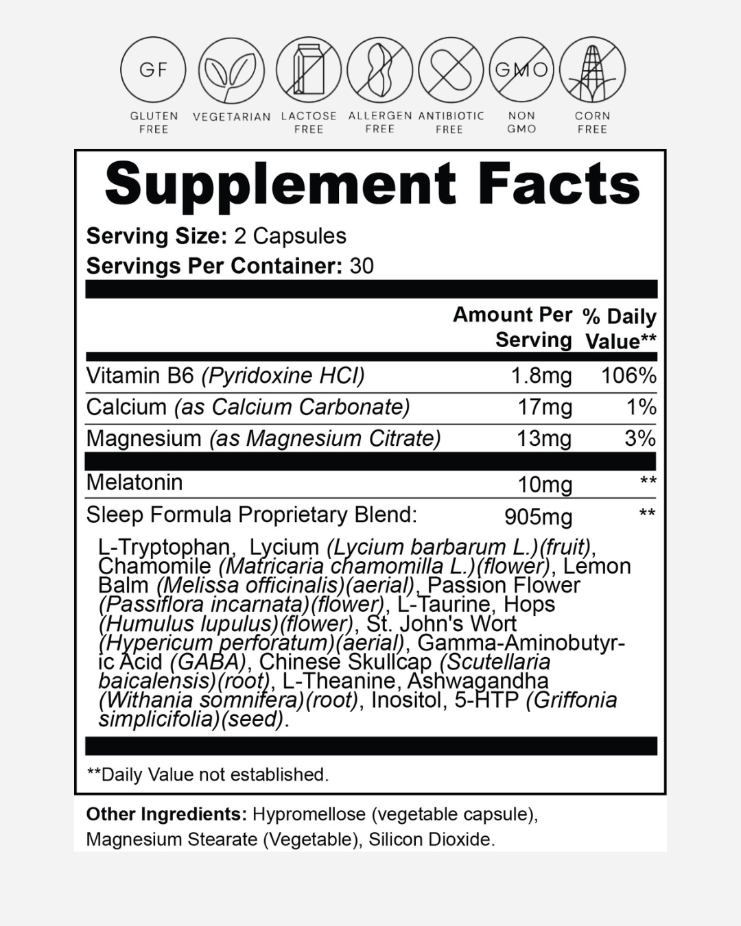 Overnight Recovery - Sleep Support