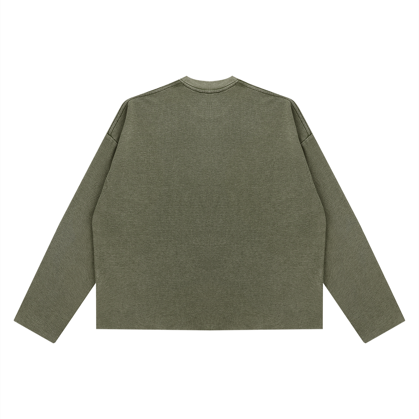 Vintage Boxy  Waffle Raw Edge