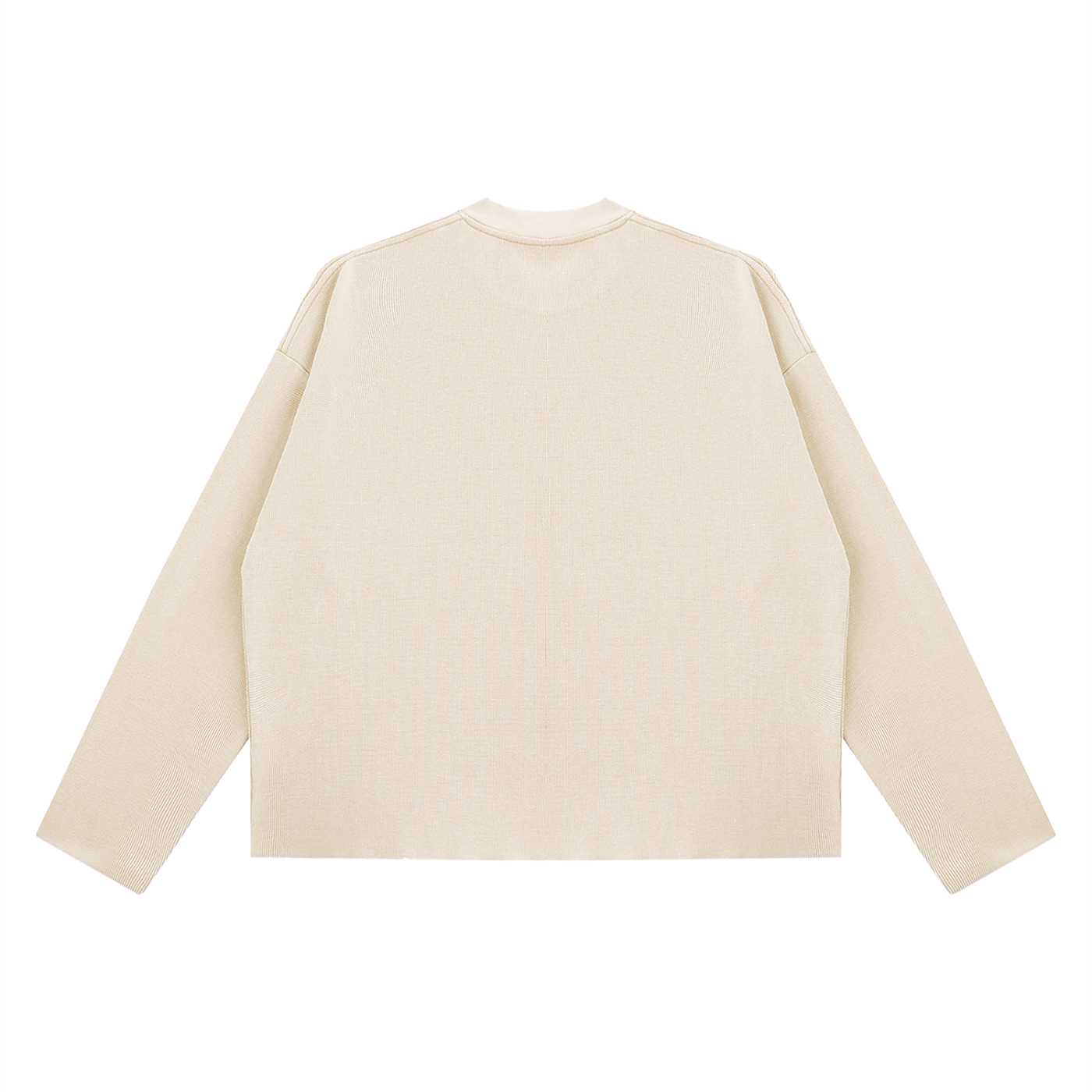 Vintage Boxy  Waffle Raw Edge