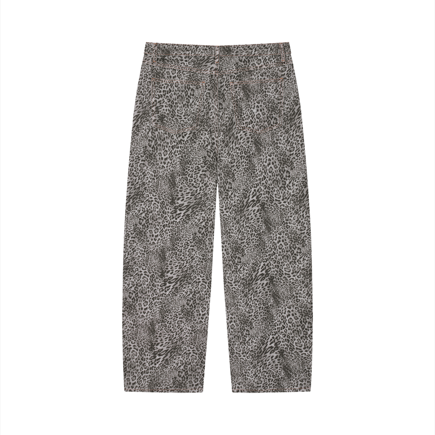 Leopard Wide Leg Jeans