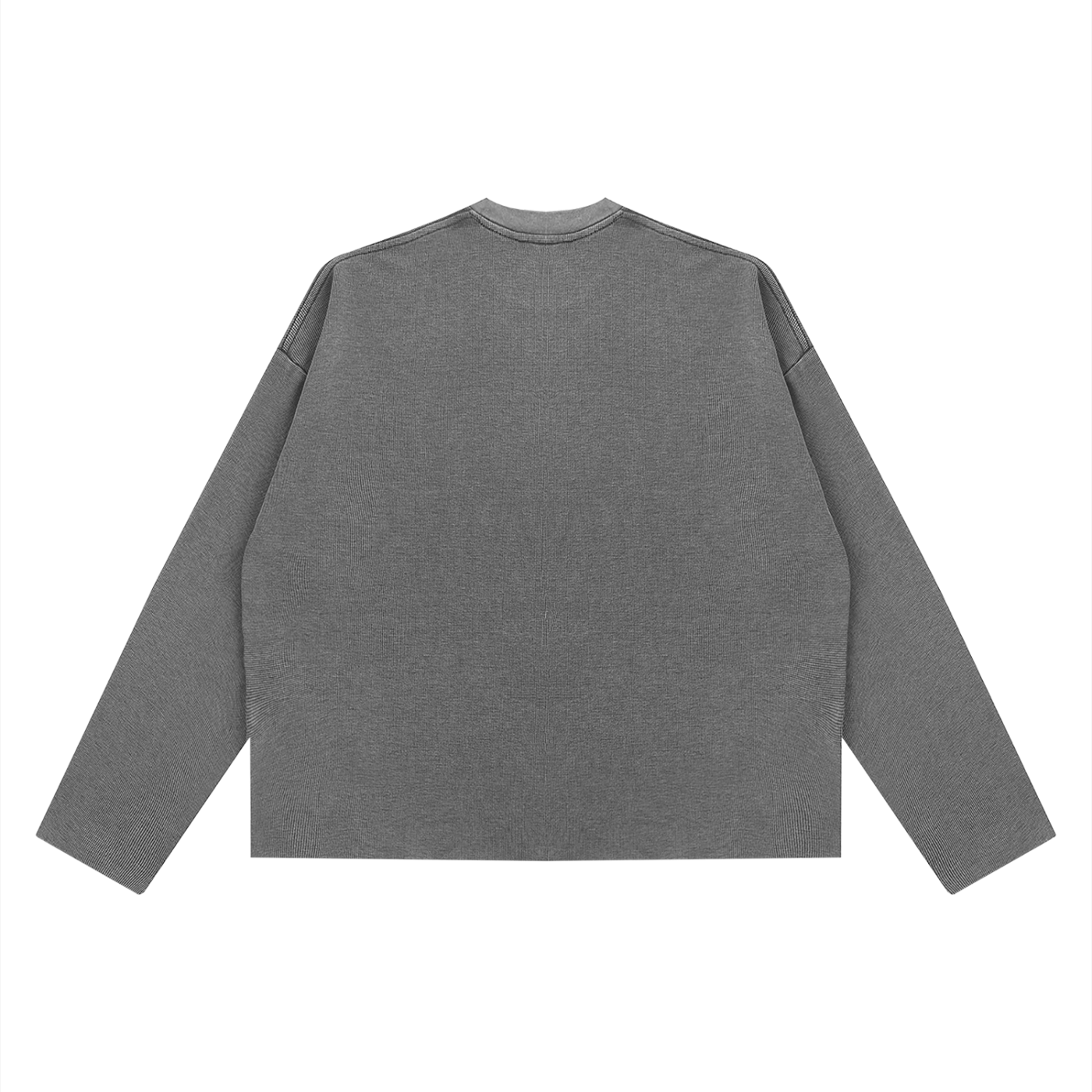 Vintage Boxy  Waffle Raw Edge